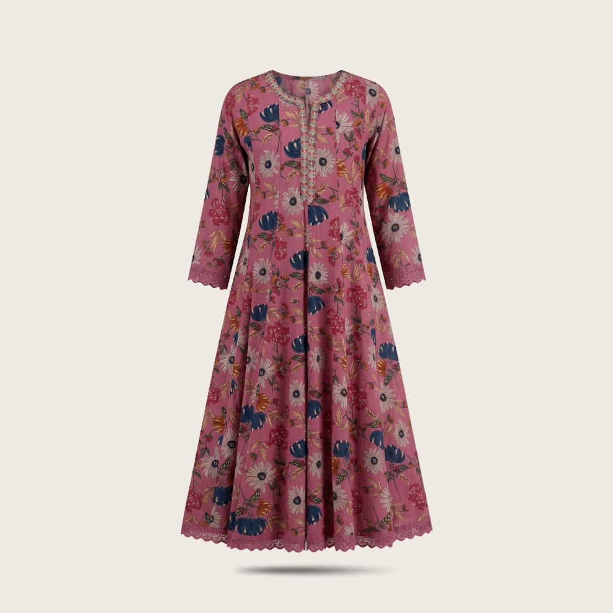 FLORAL KURTA SET